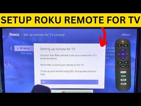 How to Setup Roku Remote to Control TV - Step By Step
