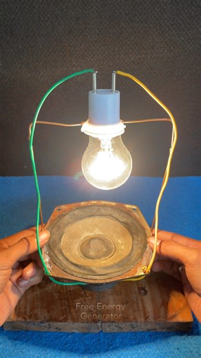 How to generate free energy using speaker magnet #freeelectricity #electricity #FreeEnergy #Generator #FreeEnergyGenerator | Free Energy Generator