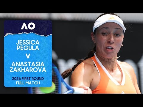 Jessica Pegula v Anastasia Zakharova Full Match | Australian Open 2026 First Round