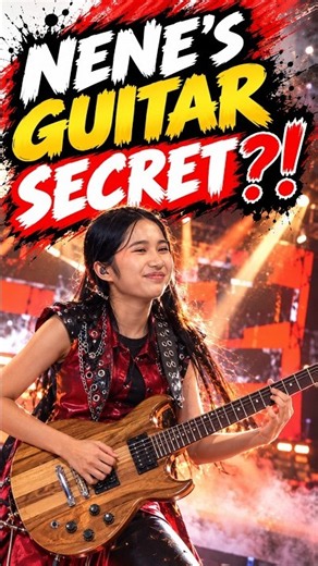 NENE'S GUITAR HAS A SECRET STORY! 😱🎸 A Gift From Denmark! 🇩🇰 #Shorts
