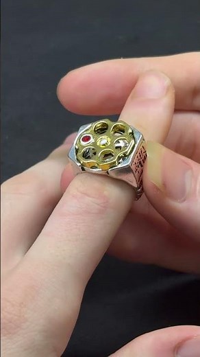 🔔 Trending alternative jewelry for men - Russian Roulette Bullet-Shaped Self-Defense Ring # 2370