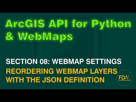 Reorder WebMap Layers in ArcGIS Online using the ArcGIS API for Python