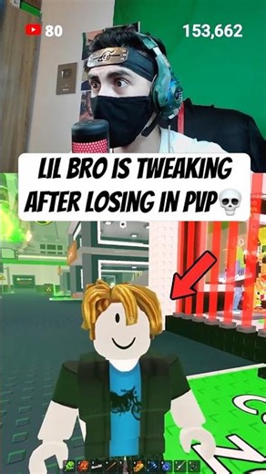 Lil Bro Starts TWEAKING After LOSING In PVP💀