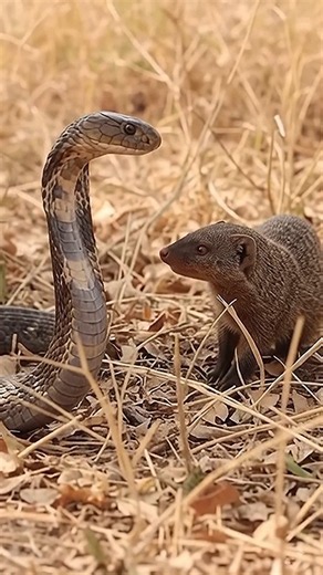 Cobra vs Mongoose — A Fight to the Death! 🐍⚔️#CobraVsMongoose #wildlife