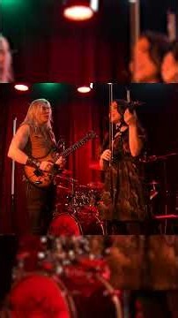 I invite her on stage and this violinist starts to shred