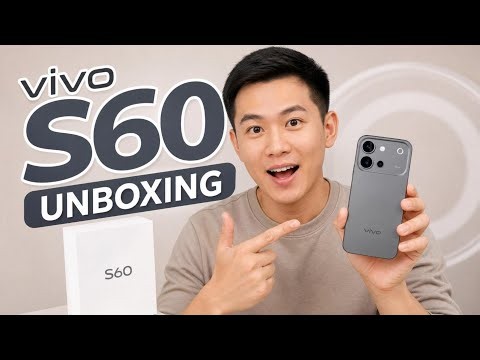 vivo S60 UNBOXING 🚀 First Look at the Stylish New Smartphone!