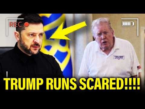 FURIOUS Zelenskyy issues WARNING to Trump WHO RUNS SCARED!!!