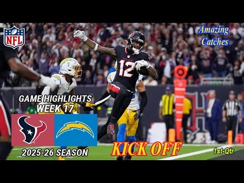 Houston Texans Vs Los Angeles Chargers WEEK 17 FULL GAME HIGHLIGHTS | NFL Highlights | NFL Today