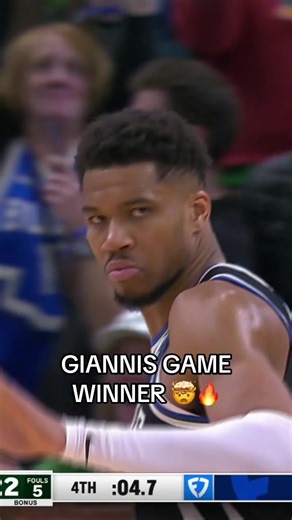Giannis Antetokounmpo Dunks to Win the Game!
