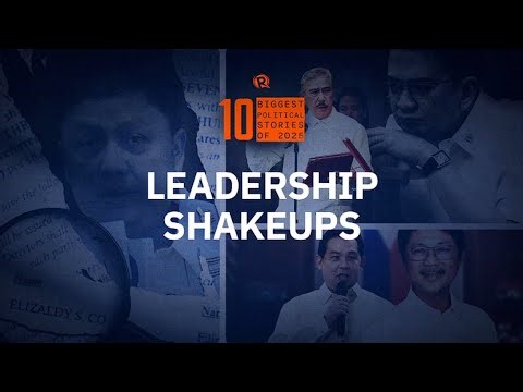 Top political stories of 2025: Leadership shake-ups in the Philippine government