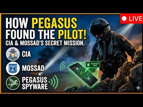 CIA & Mossad Use Pegasus Spyware to Assist the Rescue of a Downed Fighter Pilot in Iran. 📱