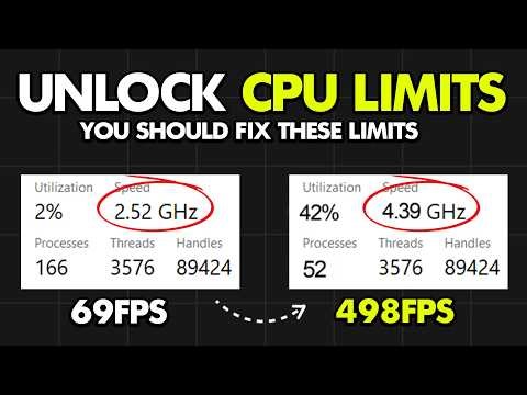 Stop Windows from Limiting Your CPU Power & Performance Now