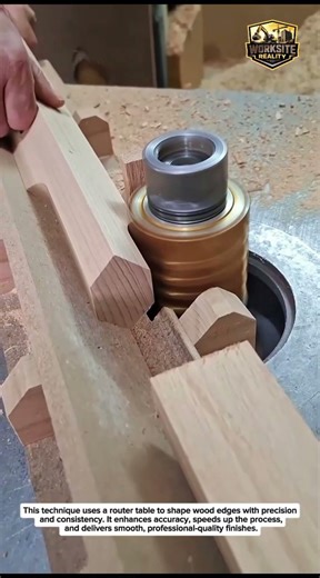Incredible Wood Edge Shaping Trick Using a Router Table!