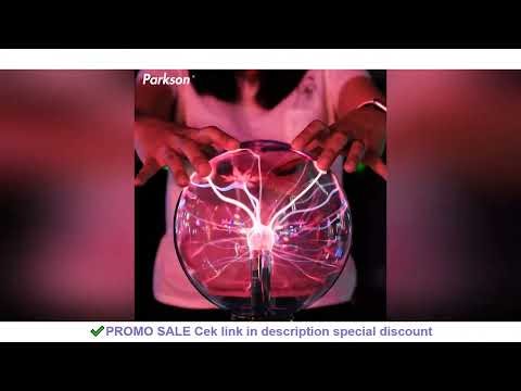 Magic Crystal Plasma Ball Lamp 3/4/5/6/8 Inch LED Night Light Kid Birthday Christmas Gift Lighting B