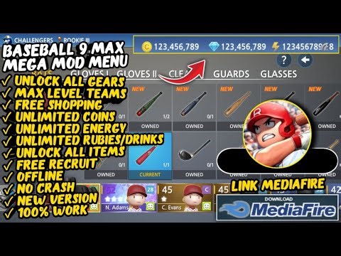 Baseball 9 New Max Mod Menu Apk - Unlimited Money Diamonds & Free Shopping
