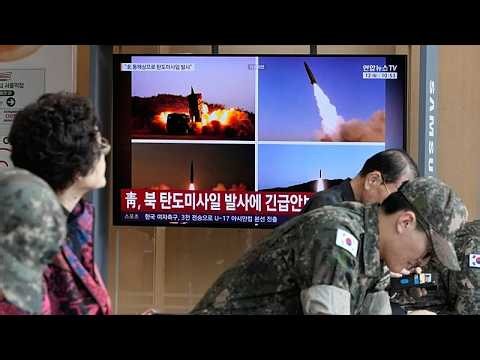 North Korea fires 'several ballistic missiles' into Sea of Japan, Seoul's military says