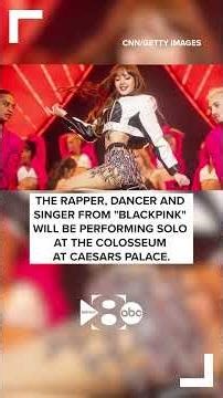 Lisa becomes the first K-Pop star to host a Las Vegas residency