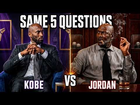5 Questions Asked To BOTH Jordan AND Kobe. The Difference Is Everything..