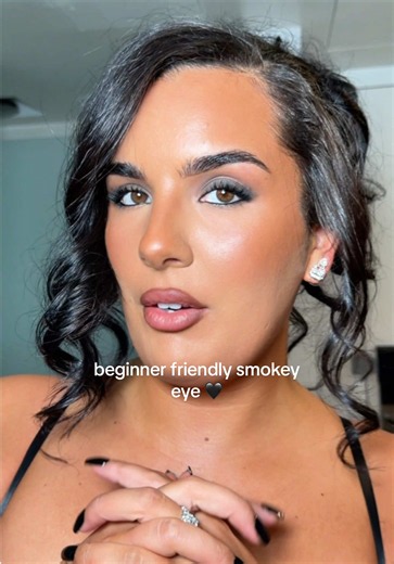 Beginner Friendly Smokey Eye Tutorial: My First Try! 🖤