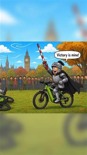 Why Were Knights Jousting on Lime Bikes in London? ⚔️🚲 #shorts