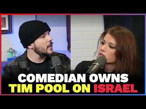 Leonarda Jonie Humiliates Tim Pool Over Israel Shilling