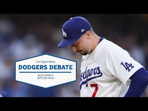 Dodgers Debate NLDS Game 2: Bats go cold