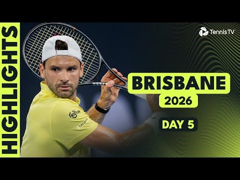 Dimitrov & Collignon In Action; Nakashima & Norrie Also Feature | Brisbane 2026 Day 5 Highlights