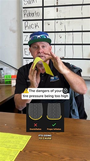 What are the dangers of overinflating your tires?