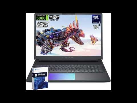 Dell Alienware 18 Area-51 Review 2026 🔥 RTX 5080 Beast Gaming Laptop! Ultra 9 275HX + 300Hz Display