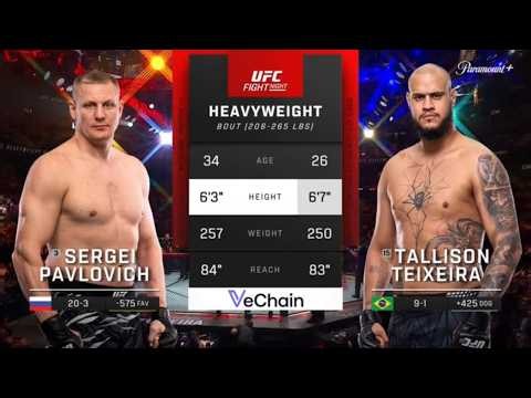 Full Fights Sergei Pavlovich vs Tallison Teixeira UFC 5/30/2026 - Song Yadong vs Deiveson Figueiredo