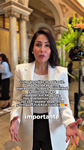 Una mujer que jamás se rindió fuerza Luisa González 💪🏼🥺 @Luisa González #LuisaGonzález #gobiernameluisa1 #Derechos