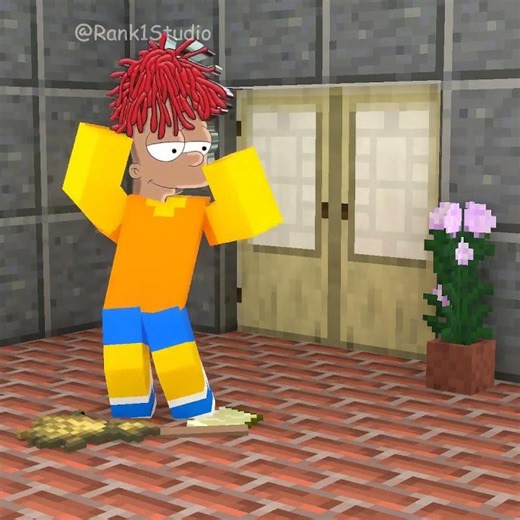 Bart Simpson doesn’t want to do housework!