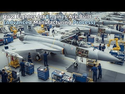 How Fighter Jet Engines Are Built 🚀 (Advanced Manufacturing Process)