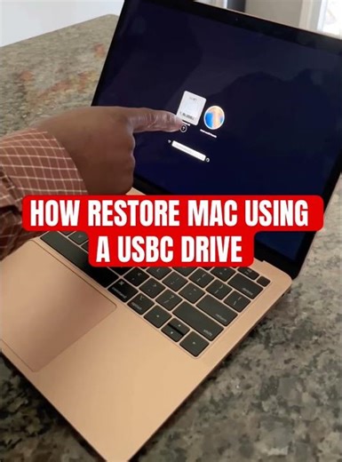 RESTORE MAC FROM USBC DRIVE