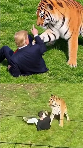 TRUMP Posts SHOCKING Tiger Attack Video William Chapman Was a CHILD ACTOR !