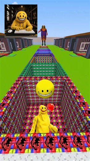 Backroom Nextbots VS Verity Long Jump Challenge😲 #minecraft #backrooms #verity