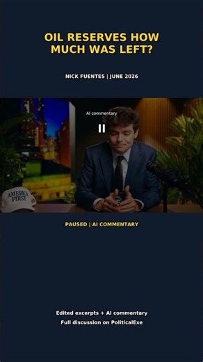Nick Fuentes on Iran Talks and US Oil Reserves