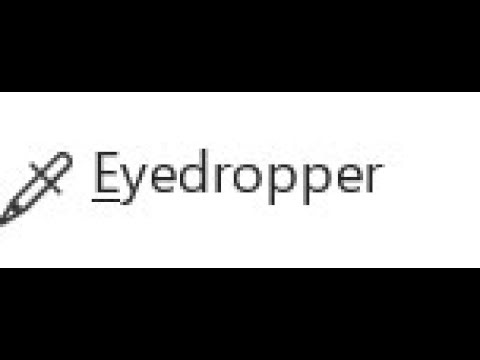use of eye dropper tool in PowerPoint