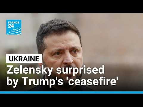 Zelensky says surprised to hear about Trump's 'energy ceasefire' between Ukraine and Russia