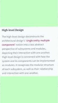 software design in 2 minutes #computerscience #shortsfeed #softwareengineering #shorts #short #cse