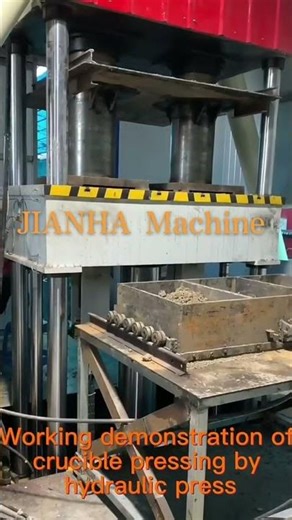 200T Powder Forming Hydraulic Press: Inverted Pressing Process for Industrial Crucibles