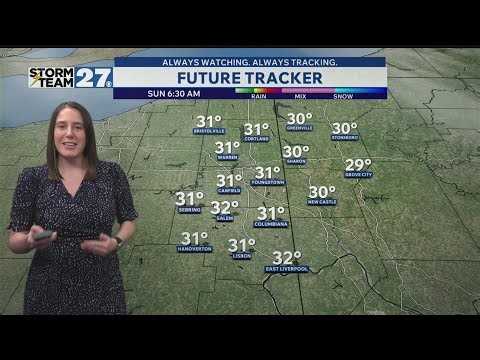 Increasing clouds and cold temperatures tonight