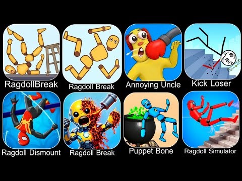 Roblox,Sprunki Survival,Ragdoll Falls,Ragdoll Break,Kick the Buddy,Annoying Uncle Punch,Kick Loser