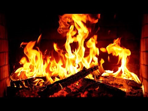 🔥 Fireplace 4K UHD! Fireplace with Crackling Fire Sounds. Fireplace Ambience