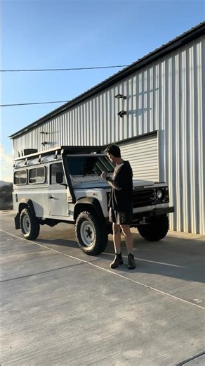 My new 1997 Land Rover Defender! Laura the Landy 🏕️ #automobile #camping