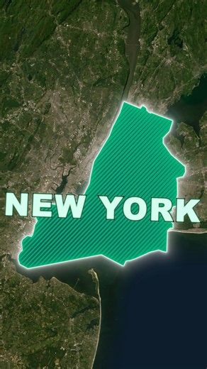 Why Is New York's Capital Not New York City? #mapanimation #shorts