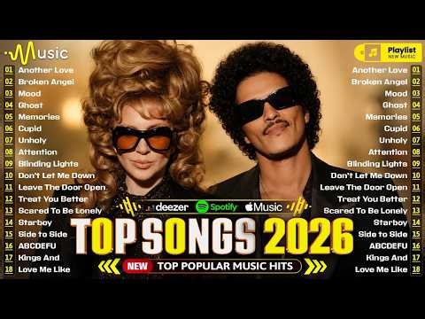 Bruno Mars, Adele, Ed Sheeran, Maroon 5, Dua Lipa, Rihanna, The Weeknd 💥 Billboard Top 50 This Week