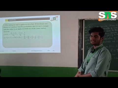 Case study| Probability| SNS INSTITUTIONS 