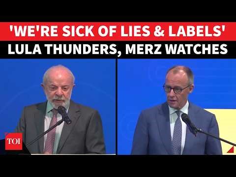 'Throw That 3rd World Label Into Bin': Lula Blasts West As Germany's Merz Watches In Shock