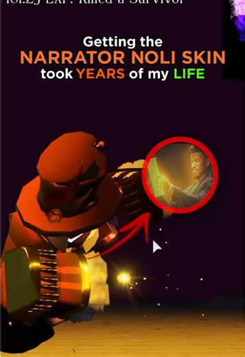 Getting NARRATOR NOLI made me LOSE MY MIND. 😭😭😭 #foryou #questionablevideo #roblox #forsaken #robloxforsaken